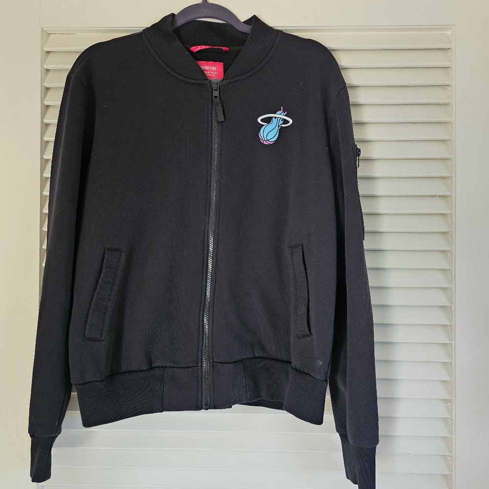 Sportiqe Miami Heat Vice Bomber Jacket